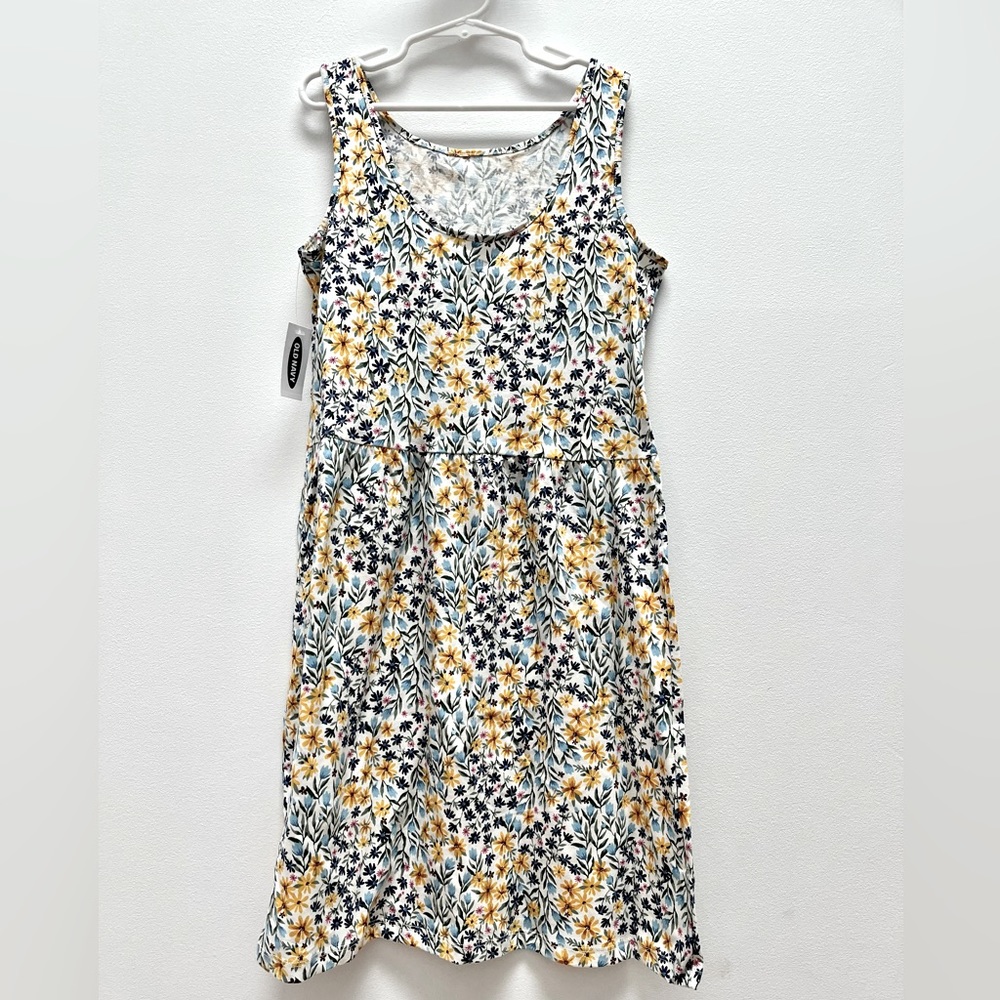NEW Old Navy Jersey-Knit Printed Dress for Girls Size L (10-12)